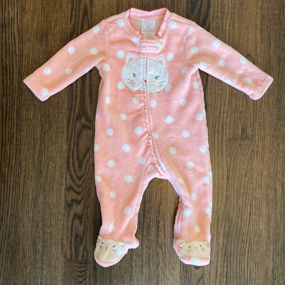 Little Wonders Fleece Footie Pajama
